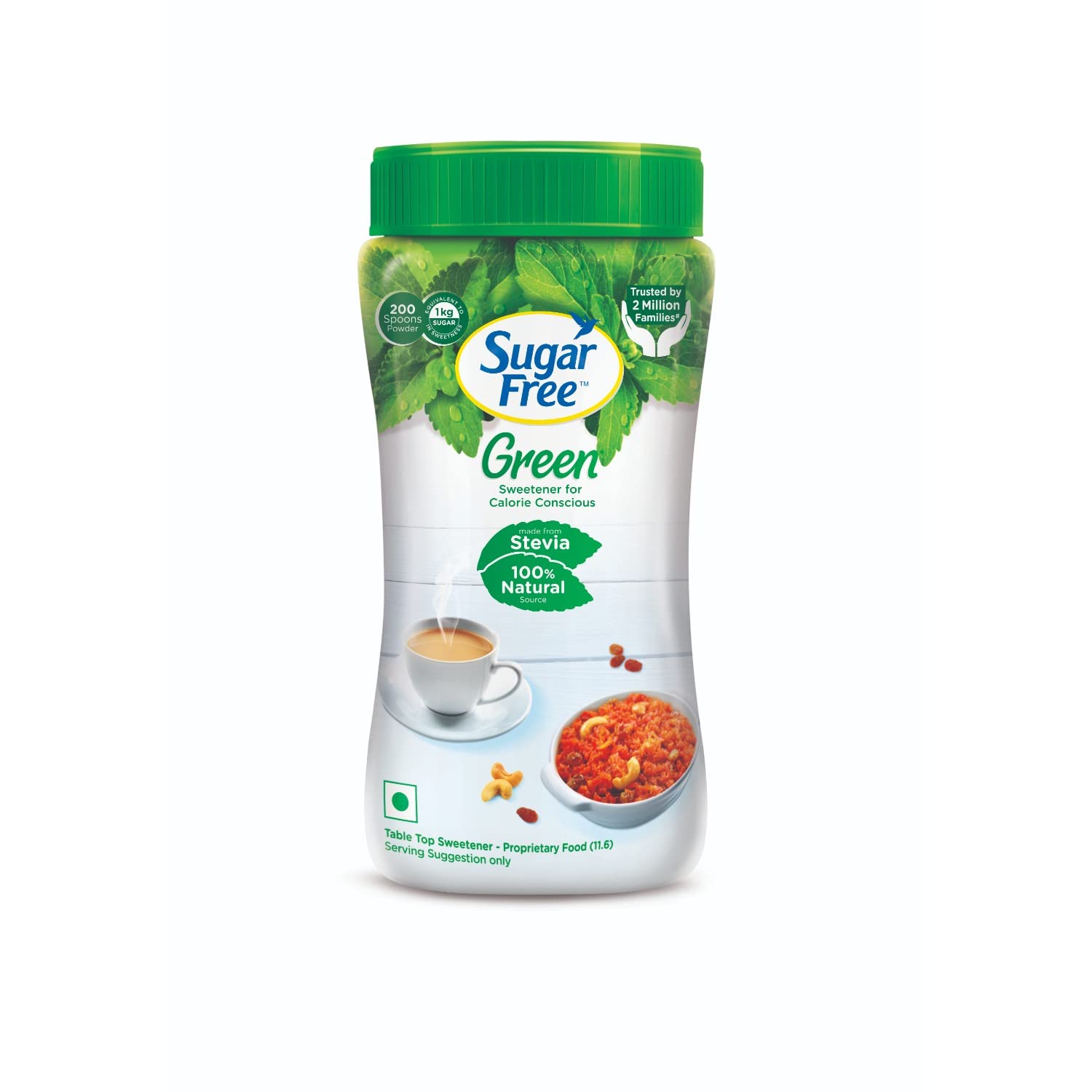 Sugar Free Green Natural Stevia (200 g)